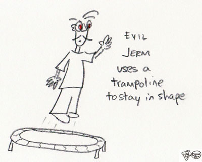 Trampolines are, in fact, evil