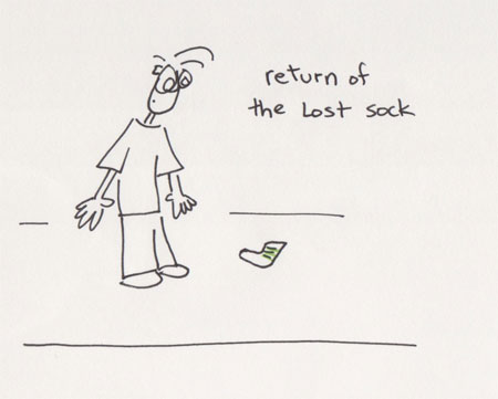 The sequel to Raiders of the Lost Sock