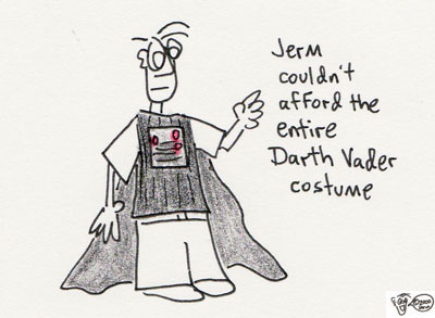 Jerm's comic-con costume
